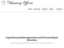 Tablet Screenshot of montereyoffices.com